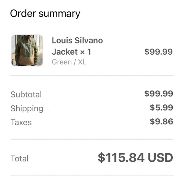 Men's Green and Brown Techwear Jacket - Picture 5 of 6